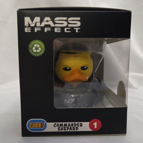 NIB Tubbz - Mass Effect - Commander Shepard #1 Collectible Rubber Duck - Picture 2 of 4